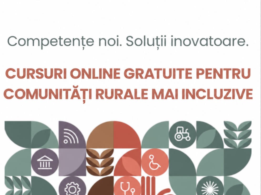 Cursuri online gratuite pentru dezvoltarea competențelor și incluziune în comunitățile rurale, prin proiectul INSPIRE